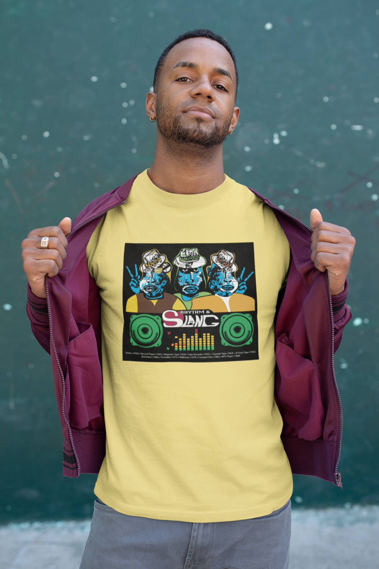 Rhythm and Slang T-Shirt (Unisex) Original Artwork, Color Wheel Edition A